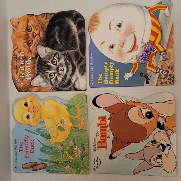 4 Vintage Golden Super Shape Books $10 OR 3-$10 Books $20 - Picture 1 of 16
